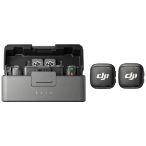 ست میکروفن بی سیم دی جی آی مدل Mic 3 دوکاربره با درگاه اتصال Type-c