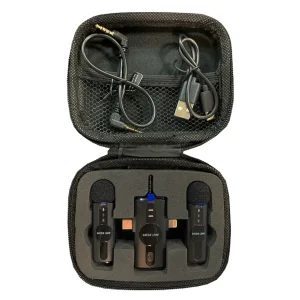 ست میکروفن بی سیم گرین لاین مدل GM-80X با درگاه اتصال لایتنینگ/AUX/USB-C