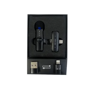 میکروفن بی سیم گرین لاین مدل GM-75X با درگاه اتصال USB-C/لایتنینگ/USB-A