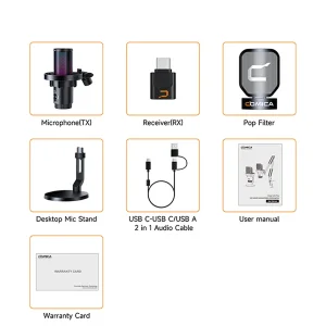 میکروفن رومیزی کامیکا مدل  EJOY UNI PRO D