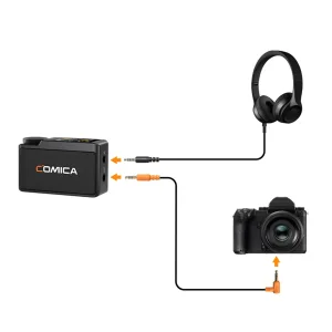 ست میکروفن بی سیم کامیکا مدل BooMax با درگاه اتصال تایپ سی و جک 3.5 میلی متری