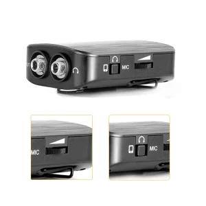 میکروفن یقه ای کامیکا مدل DUAL.LAV D03 STC با درگاه های اتصال تایپ سی و جک 3.5