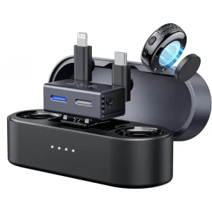 میکروفون بی سیم دو کاربره بویا مدل k3-01 با درگاه اتصال TYPE-C و لایتنینگ