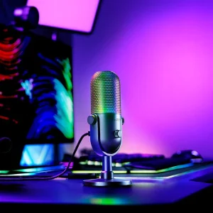 میکروفن کندانسر ریزر مدل SEIREN V3 CHOROMA با درگاه اتصال USB