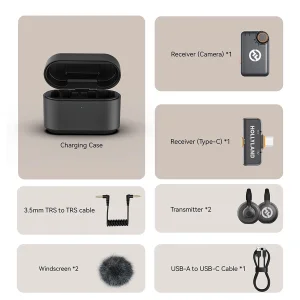 میکروفون بی سیم هالی لند مدل LARK M2S Mini Combo