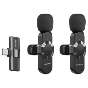 میکروفن بی سیم پرودو مدل lamphf3 با درگاه اتصال type c