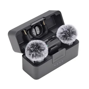 ست میکروفن بی سیم دی جی آی مدل Mic Mini 2 دوکاربره با درگاه اتصال Type-c