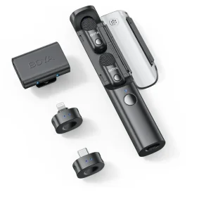 میکروفون سه کاره بی سیم بویا مدل Magic-02 با درگاه اتصال تایپ سی