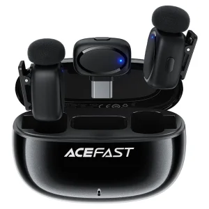 ست میکروفن بی سیم ایس فست مدل R2 با درگاه اتصال Type C