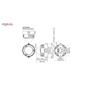 دوربین مداربسته آنالوگ پاناسونیک مدل WV-CW500
