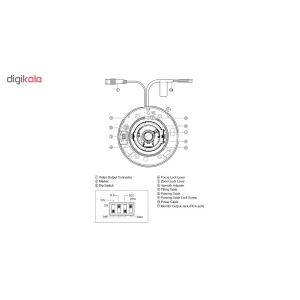 دوربین مداربسته آنالوگ پاناسونیک  مدل WV-CF364E
