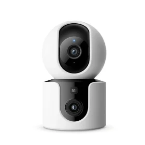 دوربین مداربسته تحت شبکه بی‌سیم شیائومی مدل C300 Dual MJSXJ22CM با لنز 3 مگاپیکسل، رزولوشن 1296×2304 پیکسل، پشتیبانی از کارت حافظه 16 تا 256 گیگ و اتصال Wi-Fi و بلوتوث