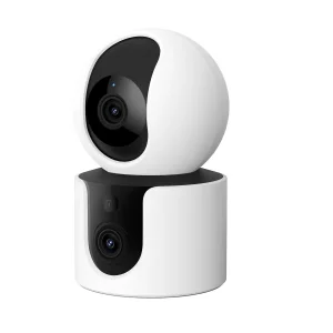 دوربین مداربسته تحت شبکه بی‌سیم شیائومی مدل C300 Dual MJSXJ22CM با لنز 3 مگاپیکسل، رزولوشن 1296×2304 پیکسل، پشتیبانی از کارت حافظه 16 تا 256 گیگ و اتصال Wi-Fi و بلوتوث