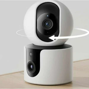 دوربین مداربسته تحت شبکه بی‌سیم شیائومی مدل C300 Dual MJSXJ22CM با لنز 3 مگاپیکسل، رزولوشن 1296×2304 پیکسل، پشتیبانی از کارت حافظه 16 تا 256 گیگ و اتصال Wi-Fi و بلوتوث