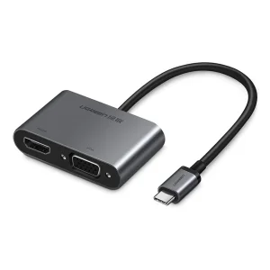 مبدل usb-C به VGA/HDMI یوگرین مدل CM162-50505