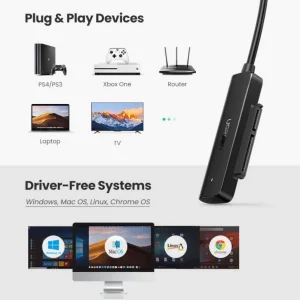 مبدل SATA به USB 3.0 یوگرین مدل AN-70609