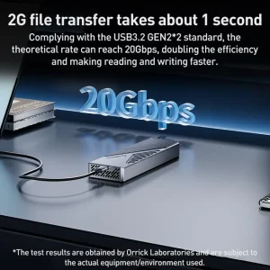 قاب SSD M.2 NVMe 20Gbps اوریکو مدل CNM2-G20