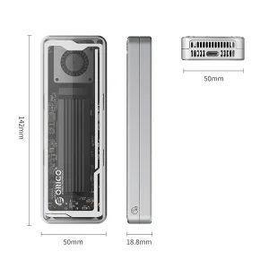 باکس SSD M.2 NVMe اوریکو مدل AAGM2-U4