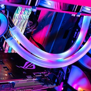 روکش نورپردازی لوله های خنک کننده مایع کولرمستر مدل LED Tube Sleeve A1