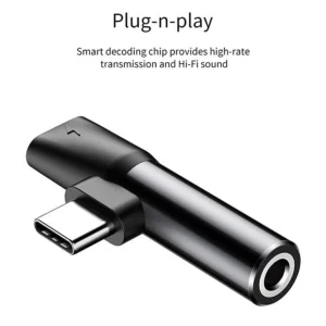 مبدل USB-C به AUX و USB-C بیسوس مدل CATL41  مناسب برای گوشی های شیائومی