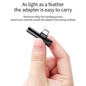 مبدل USB-C به AUX و USB-C بیسوس مدل CATL41  مناسب برای گوشی های شیائومی