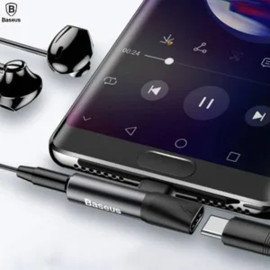 مبدل USB-C به AUX و USB-C بیسوس مدل CATL41  مناسب برای گوشی های شیائومی