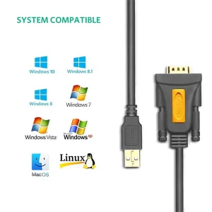 کابل تبدیل USB به سریال RS232 یوگرین مدل CR104-20211 طول 1.5 متر