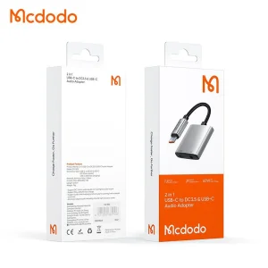 مبدل USB-C به USB-C/AUX مک دودو مدل CA-505
