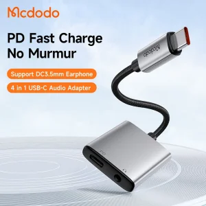 مبدل USB-C به USB-C/AUX مک دودو مدل CA-505