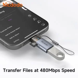 مبدل USB / MicroSD به لایتنینگ مک دودو مدل OT-785