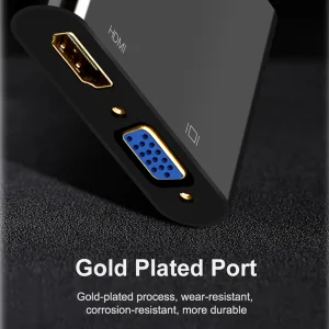 تبدیل HDMI به VGA و HDMI یوگرین مدل CM101-40744