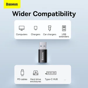 مبدل USB 3.1 به USB-C باسئوس مدل ZJJQ0001