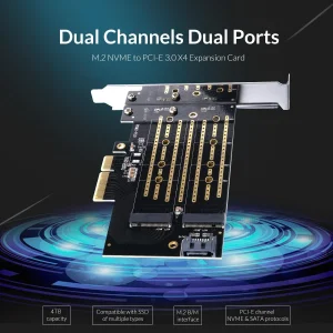 کارت توسعه PCI-E افزایش M.2 NVME اوریکو مدل PDM2