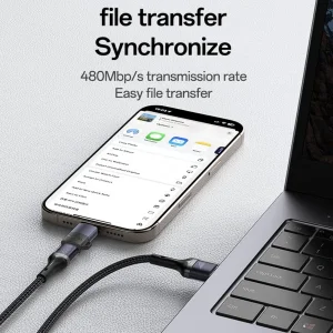 مبدل usb-C به لایتنینگ یسیدو مدل GS28