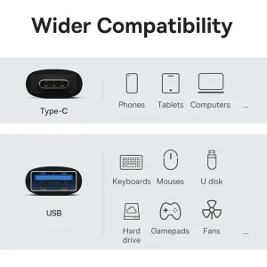 مبدل USB-C به USB 3.1 باسئوس مدل ZJJQ0000