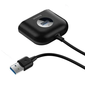 هاب 4 پورت USB باسئوس مدل Square Round