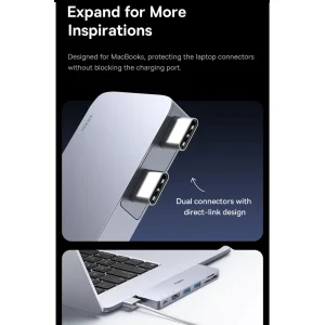 هاب 6 پورت USB-C بیسوس مدل BS-OH182