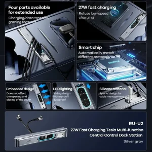 هاب 4 پورت USB-C ریمکس مدل RU-U2