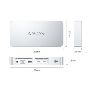 هاب 12 پورت ThunderBolt 4.0 اوریکو مدل TB4