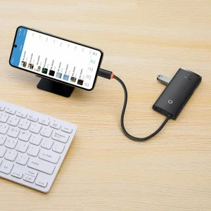 هاب 6 پورت USB-C باسئوس مدل BS-OH019