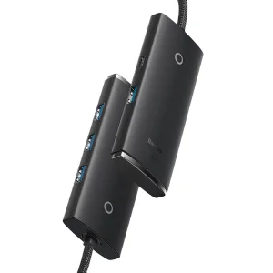 هاب 4 پورت usb3 باسئوس مدل Hub Lite Series -WKQX030501