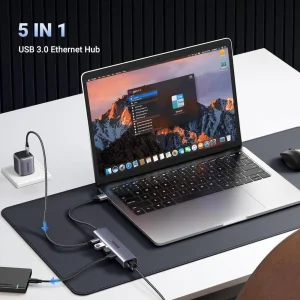 هاب 5 پورت یوگرین مدل CM475-60554