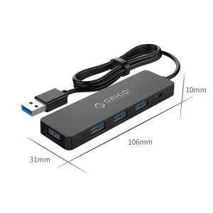 هاب 4 پورت USB 3.0 اوریکو مدل WH4P1-10