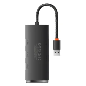 هاب 4 پورت USB 3.0 بیسوس مدل Lite Series WKQX030001 BS-OH012