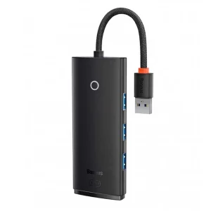 هاب 4 پورت USB 3.0 بیسوس مدل Lite Series WKQX030001 BS-OH012