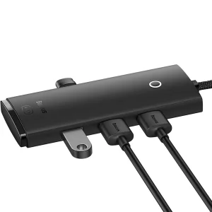هاب 4 پورت USB 3.0 بیسوس مدل Lite Series WKQX030001 BS-OH012