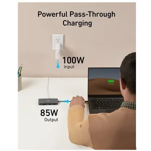هاب 8 پورت USB-C انکر مدل PowerExpand 8-in-1 A8383
