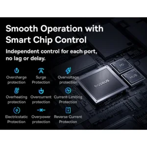 هاب 5 پورت USB-C بیسوس مدل  BS-OH180  Direct Link Type