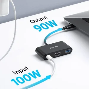 هاب 3 پورت USB-C انکر مدل A8339