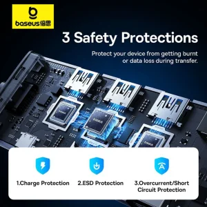هاب 7 پورت USB-C باسئوس مدل BS-OH160